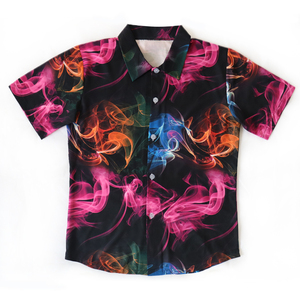 Nhà Máy OEM Giá Tốt Đẹp Tùy Chỉnh Retro Polo Hawaii Áo Sơ Mi Nút Xuống Thăng Hoa Hawaii Áo Sơ Mi - Product Image 4