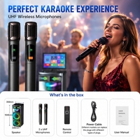 CSN-K6610 Haut-parleur karaoké intelligent à écran tactile de 14,1 pouces avec WiFi, YouTube, Bluetooth, haut-parleur de fête TWS, lumières LED RVB