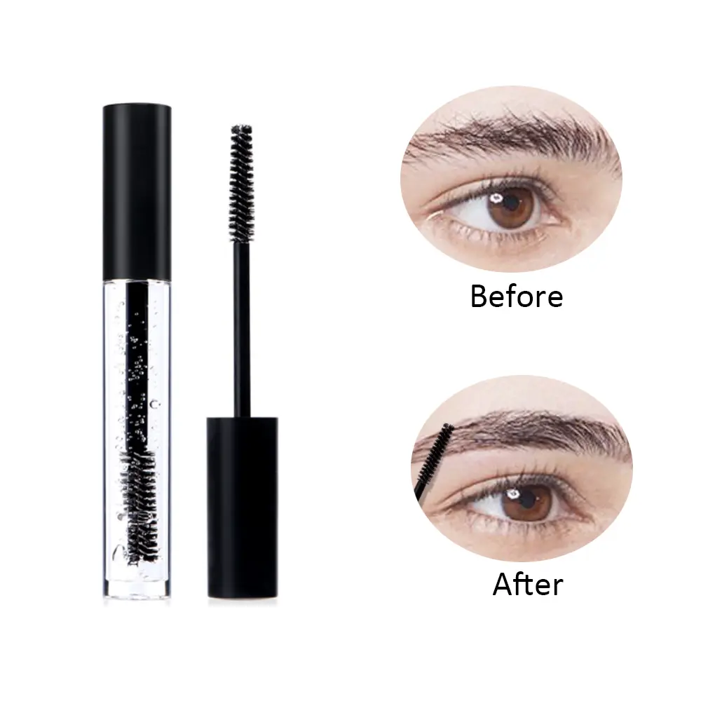 Popular eye makeup eyebrow fix setting gel with brush private label