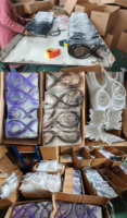 Présentoir en gros pour bandeaux en plastique, support pour accessoires capillaires, écharpes, hijabs, perruques – Noir, Blanc, Rose, Bleu