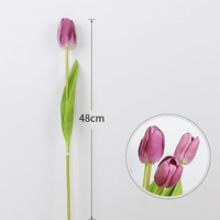 Décoration d'intérieur : Bouquet de tulipes réalistes au toucher humide pour la décoration intérieure, décoration florale pour la Saint-Valentin
