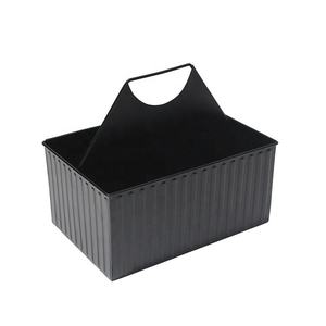 Caddy Flatware Storage Caddy Organizer Galvanized Drinks Silverware Flatware Caddy Organizer For Kitchen Countertop Storage