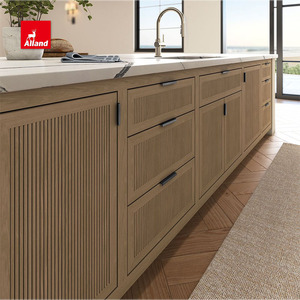Gabinete <span class=keywords><strong>de</strong></span> Cocina Empotrado con Marco <span class=keywords><strong>de</strong></span> Roble Blanco y Nogal Alland, Estilo Moderno, Gabinete <span class=keywords><strong>de</strong></span> Comedor con Corte <span class=keywords><strong>de</strong></span> Lamas Acanaladas y Servicio <span class=keywords><strong>de</strong></span> Personalización - Product Image 5