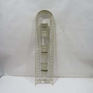 Support de plantes de jardin pliant traditionnel en métal facile à assembler 9 pots pour mariages en plein air prend en charge les plantes grimpantes <span class=keywords><strong>tonnelle</strong></span> ornementale - Product Image 4