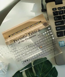 Bảng Tuần Hoàn Hóa Học Tùy Chỉnh Với Các Yếu Tố Thực Tế Bên Trong Với Đế Đèn LED Giá Trưng Bày Bằng <span class=keywords><strong>Acrylic</strong></span> Dành Cho Học Sinh Quà Tặng Giáo Viên - Product Image 3