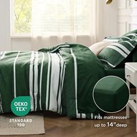 Ensemble de couette Queen 7 pièces lit dans un sac Ensembles de literie Queen avec couette, drap plat, drap-housse et taies d'oreiller et taies d'oreiller
