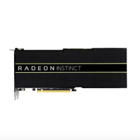 Carte graphique Radeon VII pour station de travail MI50 32 Go 4096 bits HBM avec refroidissement par ventilateur, IA Instinct, apprentissage profond, fréquence de cœur de 1746 MHz