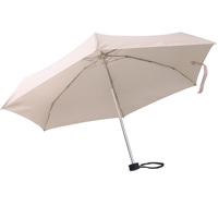 Parapluie miniature classique ultra léger à 5 plis manuel |   Format de poche portable avec pochette étanche