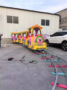 Precio barato Parque <span class=keywords><strong>de</strong></span> Atracciones atracción tren turístico pista 12 asientos atracción tren conjuntos tren eléctrico para la venta - Product Image 2