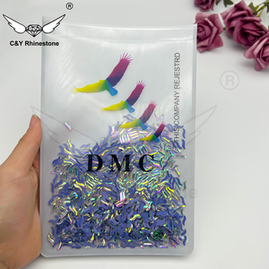 أحجار بالأشكال الفاخرة CY HS عالية الجودة مكواة على أحجار الراين الكريستالية الزجاجية للإصلاح الساخن للملحقات - Product Image 4