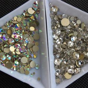 批发Ss20珠光水晶AB K9金色底座背玻璃钻石水晶AB平背水钻 - Product Image 5