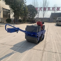Petite machine de compactage à double tambour de rouleau de route vibratoire de 0.5 tonnes avec le moteur de Changchai maintenant en vente