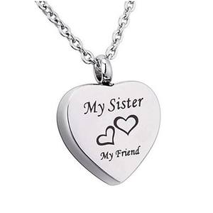 0 Collier commémoratif en acier inoxydable avec cœur d'amour ouvrable Pendentif pour cendres de la famille de <span class=keywords><strong>ma</strong></span> <span class=keywords><strong>mère</strong></span> Pendentif pour parfum de crémation - Product Image 2