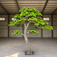 Grand arbre artificiel en fibre de verre, faux pin, plante artificielle géante, décoration paysagère commerciale extérieure