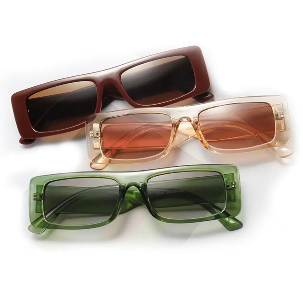 Personality Colorful Trend Retro Small Frame Square Sunglasses