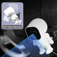 Moniteur de caméra de voiture portable 7 pouces, vision nocturne, grand angle, écran tactile LCD orienté vers l'arrière pour la sécurité des enfants, Android Auto, lecteur USB CD