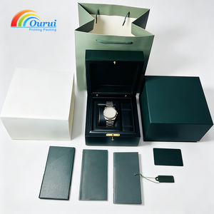 Coffret cadeau de montres de luxe multi-styles avec fermoir métallique et intérieur en PU, boîte d'emballage haut de gamme pour la vente au détail et les cadeaux de marque - Product Image 4