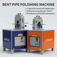 Machine de finition de tubes courbés de précision pour l'ébavurage, l'élimination des scories, le tréfilage et le polissage miroir des tuyaux courbés en acier inoxydable