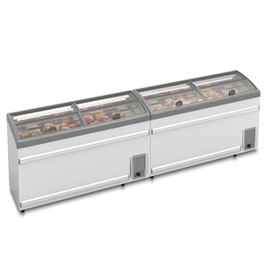 500L small size cheap commercial ice merchandiser refrigerator showcase for supermarket/shop