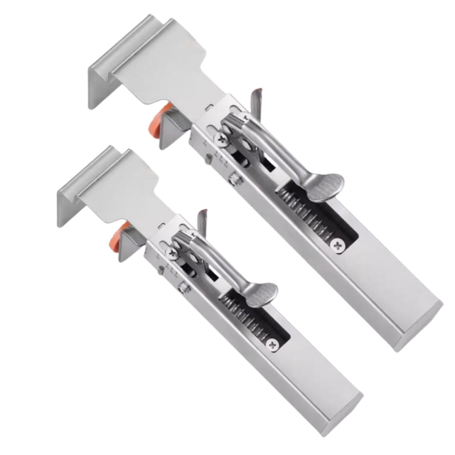 Push-to-Open Quick Release Drawer Clips, Steel or Zinc Alloy, Tool-Free Mounting, for Furniture, Cabinet, and Drawer Assembly