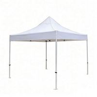 Tente de stand d'exposition pop-up 3x3m avec auvent rond pour événements extérieurs, mariages, fêtes, salons professionnels, modèle dôme