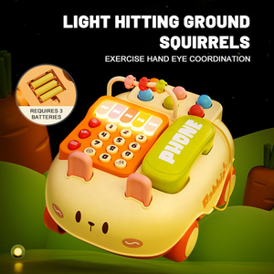 Yrb Đồ chơi điện thoại giáo dục sớm cho trẻ em Đồ chơi điện thoại trẻ sơ sinh dây kéo âm nhạc đa chức năng Khai Sáng - Product Image 4