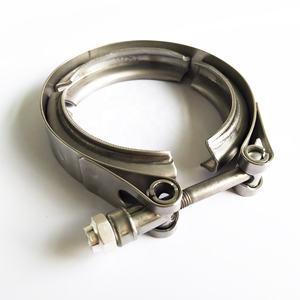 SS Klem Pipa Knalpot Flens Pria Wanita, Klem Pipa Knalpot Flens 304 <span class=keywords><strong>V</strong></span> (Hanya Penjepit) - Product Image 4