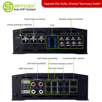 Amplificateur de puissance pour voiture, 4 canaux, alimentation d'usine, étanche, monolock, caisson de basses Audio, nouveau,