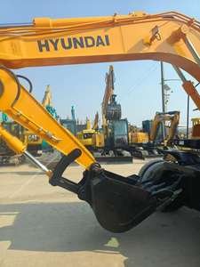 Excavateur sur pneus Hyundai 150W-9 d'occasion de haute qualité Bonne performance Prix bas Hyundai 210W-9 150W-9 d'occasion à vendre en stock - Product Image 2