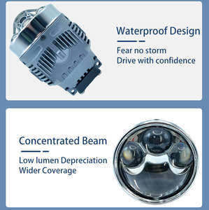 IDISON-Proyector antiniebla para TOYOTA de 8300 pulgadas, lámpara de proyección dual tricolor de 75/57w LB, control de aplicación, Ojo del diablo, 3,0 ml - Product Image 3