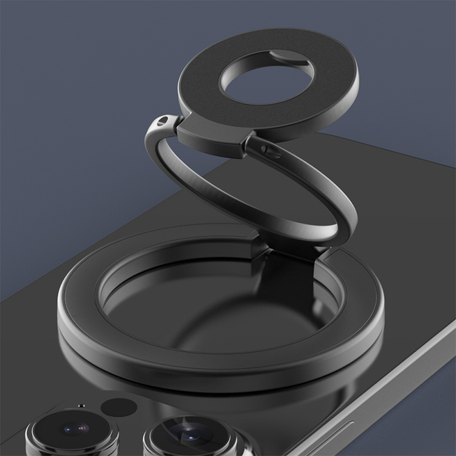 Kapuda M102 Bulk Price 5 Colors Universal Magnetic Finger Ring Stand 360 Swivel Slim Metal Phone Back Grip Holder Mobile