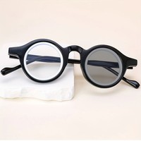 2513 Nouvelles Lunettes Intelligentes à Monture Complète AC à Changement de Couleur pour Hommes et Femmes, Montures Rétro Japonais-Coréennes, Gris Photochromique Haut de Gamme Transfrontalier