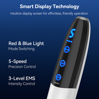 Dr. Stylo Q1s 3 en 1, appareil de luminothérapie portable, appareil électronique EMS de micro-aiguilletage avec écran intelligent