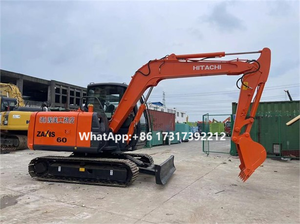 Excavadora de cadenas Hitachi ZX60 usada importada de Japón, 5.99 toneladas, con motor y bomba - Maquinaria de construcción de alta eficiencia - Product Image 2