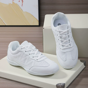 <span class=keywords><strong>Scarpe</strong></span> da Cheerleading 2105 per Donne, Sneakers Bianche da Ballo, <span class=keywords><strong>Scarpe</strong></span> Jazz con <span class=keywords><strong>Suola</strong></span> Morbida per Fitness, Allenamento, Danza, Camminata, Palestra e Sport - Product Image 3