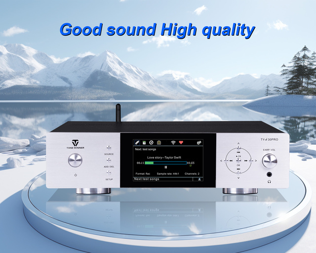 Tonewinner OSD Screen USB MP3 Music Player Hifi Music Wireless Player High-resolution Audio Music Player