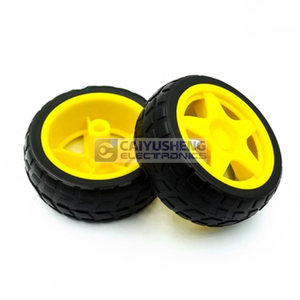 Châssis de voiture intelligent, roue de robot avec moteur de réduction - Product Image 1