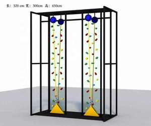 ผนังปีนหน้าผาแก้วผู้จัดจำหน่ายมืออาชีพพร้อมอุปกรณ์หลบหนีจากน้อย - Product Image 3