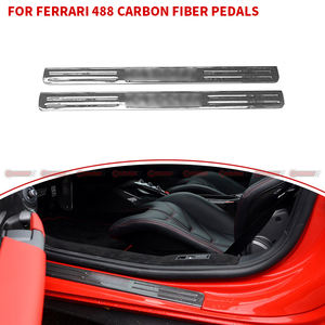 Seuil de porte de voiture en fibre de carbone sèche de haute qualité pour Ferrari 488 GTB - Product Image 4