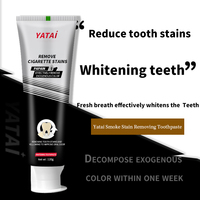 Crème de soin buccal du tartre des dents réduit les taches de fumée dentifrice jaunissant dentifrice anti-plaque dentifrice blanchissant