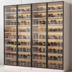 Mobiletto Portascarpe Personalizzato <span class=keywords><strong>per</strong></span> Soggiorno, <span class=keywords><strong>Scarpiera</strong></span> Regolabile con Cassetti Nascosti <span class=keywords><strong>per</strong></span> Corridoio - Product Image 2