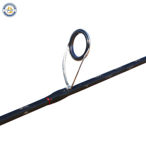Canne à pêche Yj Aquahunter 6m, action moyenne rapide, pour la pêche au bar, avec guides SIC et ensemble moulinet baitcast. - Product Image 5