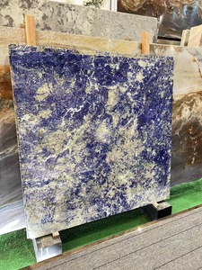 Lastra di <span class=keywords><strong>Marmo</strong></span> <span class=keywords><strong>Blu</strong></span> <span class=keywords><strong>Naturale</strong></span> di Alta Qualità, <span class=keywords><strong>Marmo</strong></span> <span class=keywords><strong>Blu</strong></span> Boliviano per Pareti del Bagno, Isola della Cucina, Top Lavabo, Parete Decorativa - Product Image 3