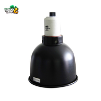 Lampe chauffante en métal aluminium céramique Reptile UVA/UVB ampoule solaire abat-jour lampe halogène protecteur fonction de sécurité
