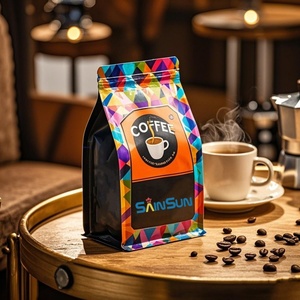 Bolsas de Café Personalizadas de 250g al por Mayor, Fábrica China, Reciclables, con Fondo Plano, Selladas, con Cierre Superior, para Empacar Café - Product Image 6