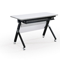 Meubles de salle de conférence, table pliante empilable pour la formation, bureau pour les étudiants