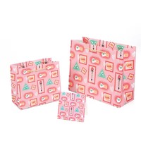 Groothandel Mini Lover Gift Verpakkings Tassen Voor Kleding Winkelen Aangepaste Logo Eco-vriendelijke Roze Valentijnsdag Cadeautassen Met Handvat