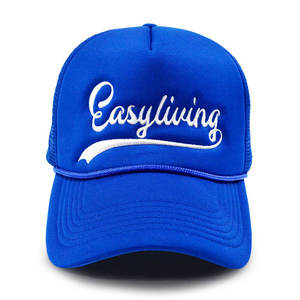 Casquette Trucker 5 Panneaux en Mousse Respirante à Longue Visière, Personnalisable avec Logo, Haute Qualité, Fermeture à Boutons Pression en Plastique Réglable, pour l'Extérieur, Vente en Gros - Product Image 5