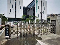 맞춤형 전동 텔레스코픽 유리문 유닛, 모던 스테인리스 스틸 자동 마당 개폐식 리모컨 방풍