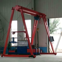 Grue à portique électrique de haute qualité à grande capacité de 2 tonnes avec palan à câble